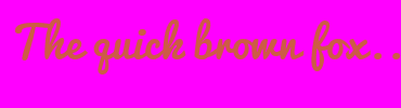 Image with Font Color CD5B45 and Background Color FF00FF